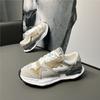 Spring and summer new mesh leather dissolving shoes casual shoes breathable thick-soled German training shoes bc