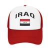 Iraq Flag Proud Iraqi Mesh Baseball Cap Adult Sport Trucker Worker Cap Hats Snapback Caps Sun Hats Summer Trucker Hat