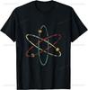 Graphic Birthday Gift  Atom Retro Style Science T-Shirt Men Clothing Streetwear Graphic T Shirts  Anime Tshirt