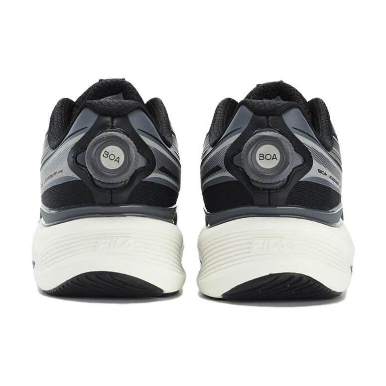 FILA Boa Jogger Ms Fashion Comfortable Fabric Synthetic Leather Low Top Casual Running Shoes Men sneaker Black Gray A12M321114FBC