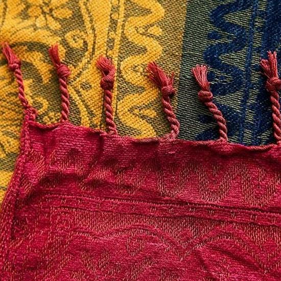 Coperta Plaid in Tessuto Cinigliato Stile Sud-Est Asiatico per Divano