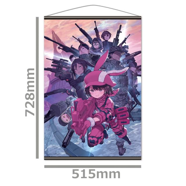 Sword Art Online Alternative Gun Gale Online II B2 Tapestry Group Key Visual