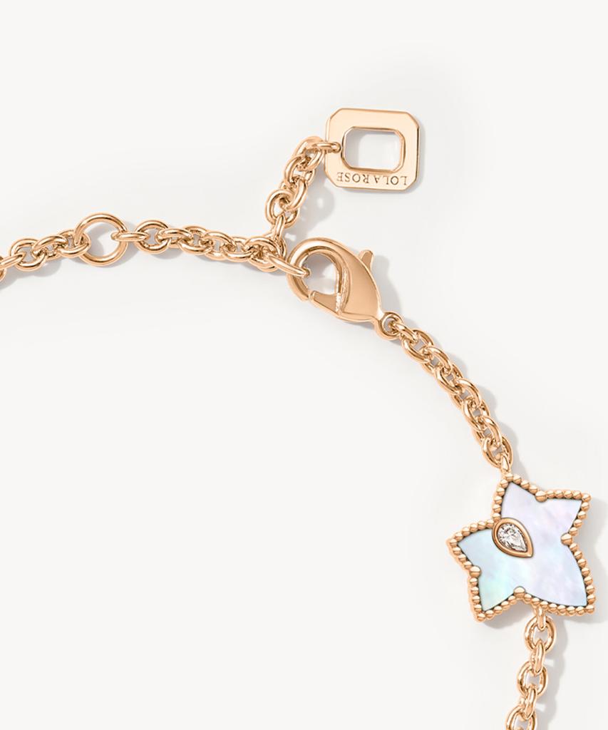 Lola Rose Ivy Mother-Of-Pearl Cubic Multi-Pendant Women'S Bracelet