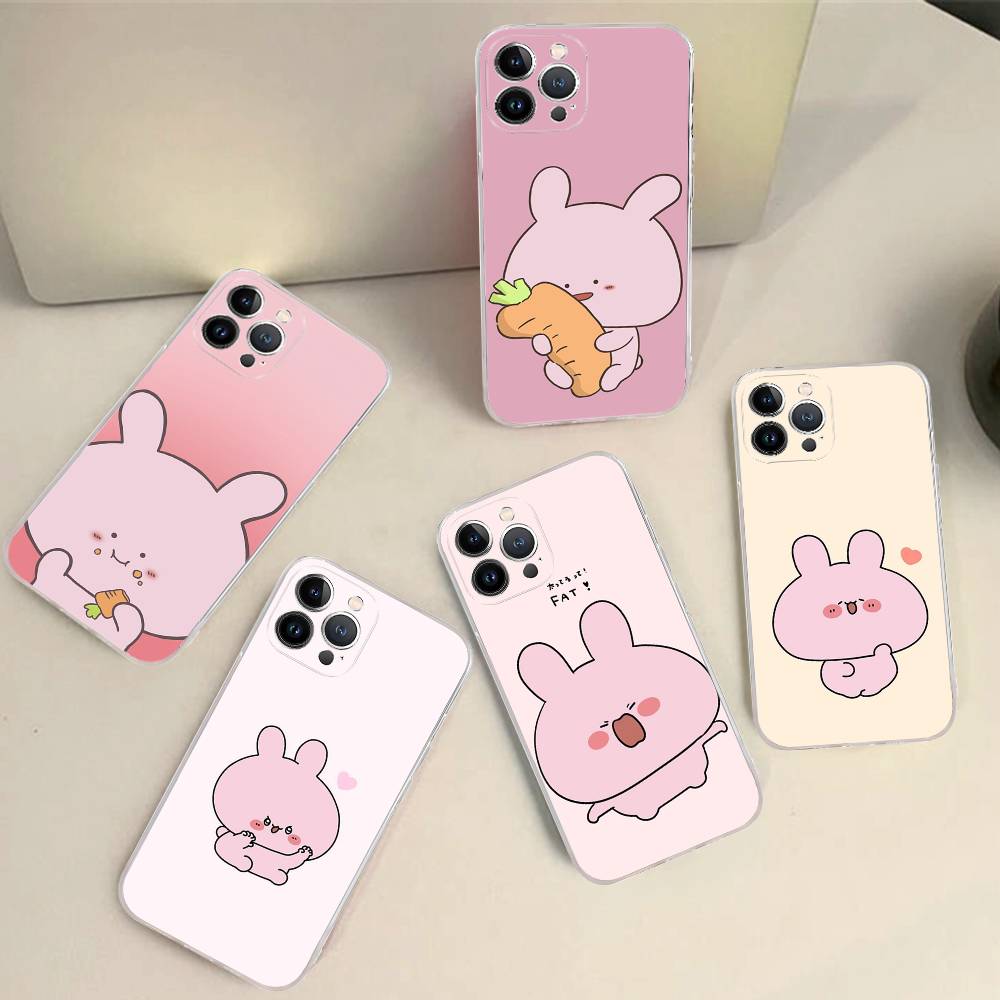 Cartoon A-Asamimichan Phone Case For iPhone 17 16 14 11 12 13 15 Pro Max 14 Plus 17 Air Cover