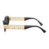 Versace Greca Vintage Personality Design Acetate Cat Eye Sunglasses Unisex Sunglasses Black Gold O4501F-OGB18754