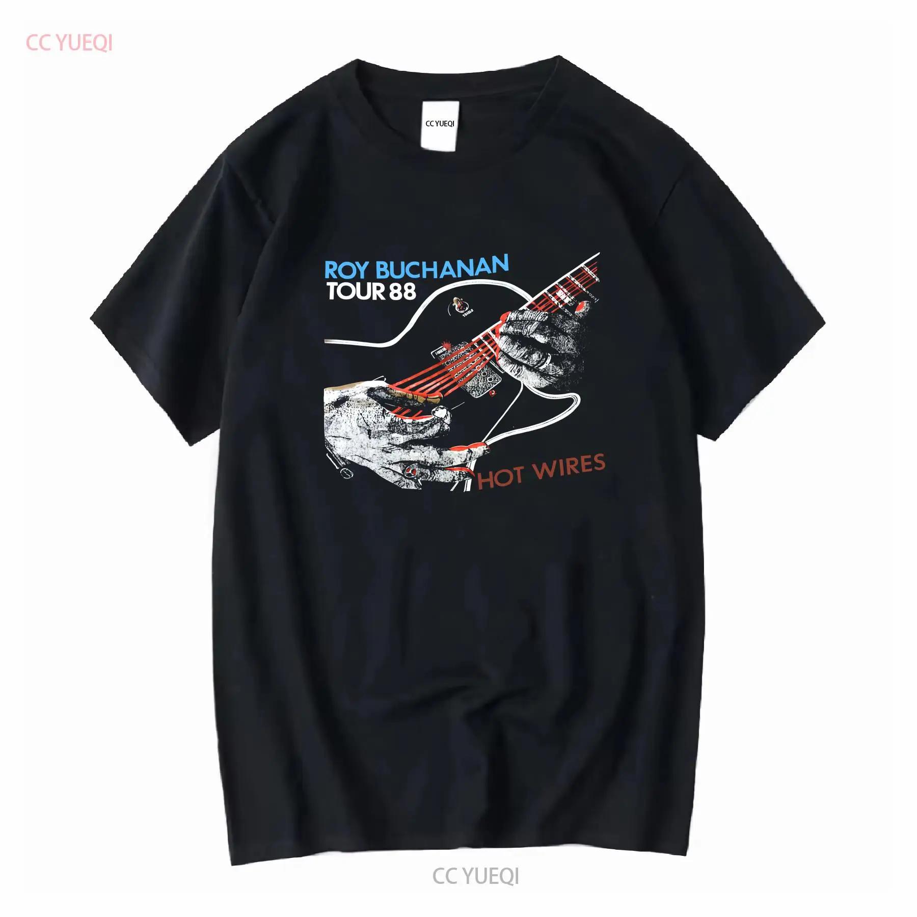 Roy Buchanan Tour Hot Wires T Shirt Full Size S To 5XL Vintage Washed Stylish Designer Clothes Casual Soft Streetwear S разноцветный