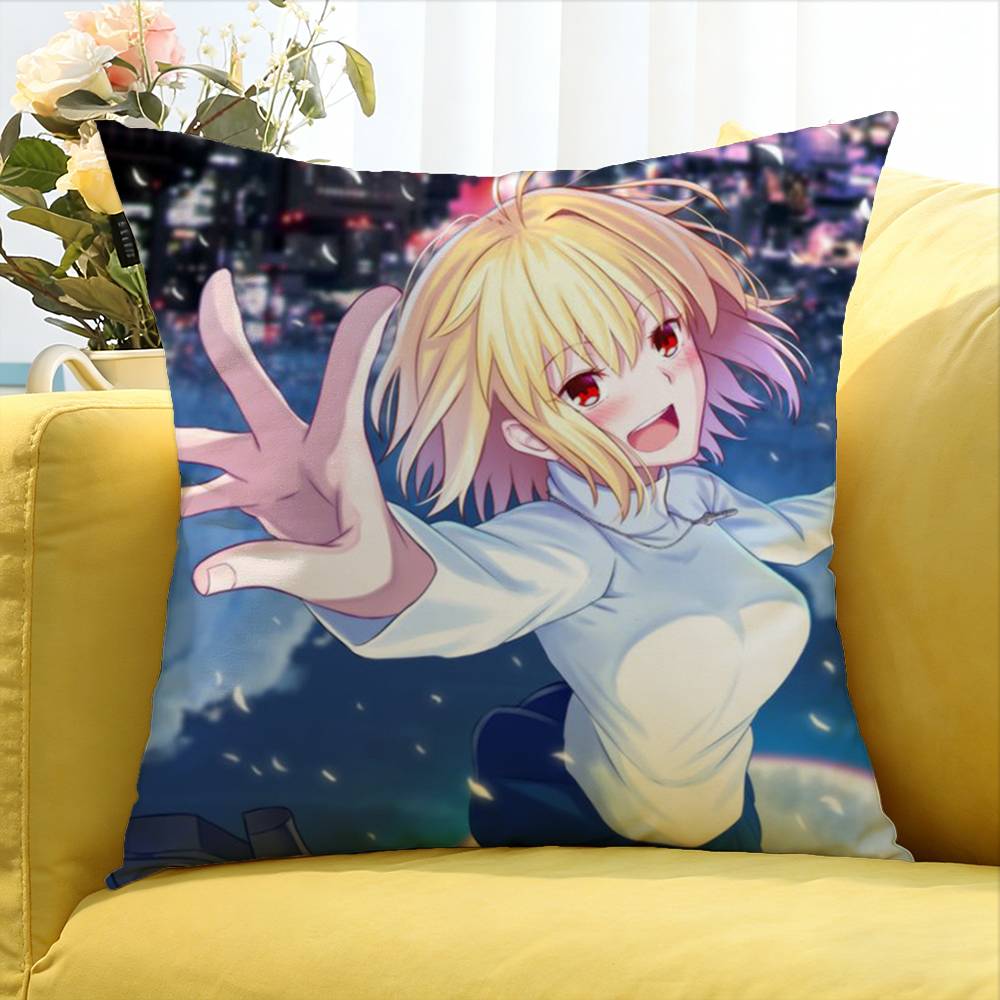 Arcueid Hisui Kohaku Tsukihime Various Sizes Square Pillow Case For Car Home Bedchamber Decor