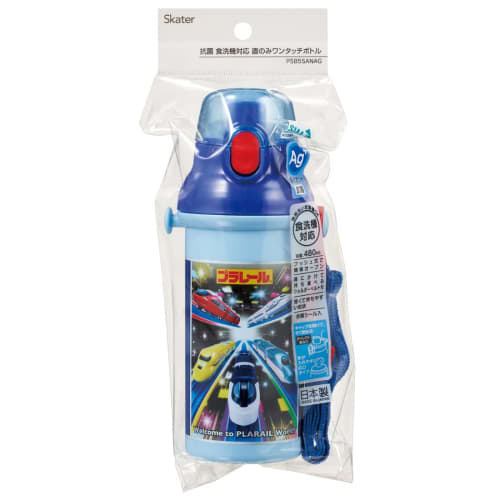 Skater Water Bottle 480ml Plarail 23 for Children Antibacterial Plastic Made in Japan PSB5SANAG-A