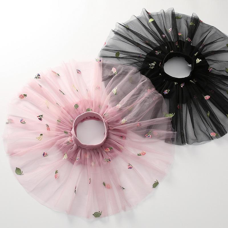 Tjejkjol Barnkjol Pertinekjol Sommar Mesh Princess Dress Girl Spring