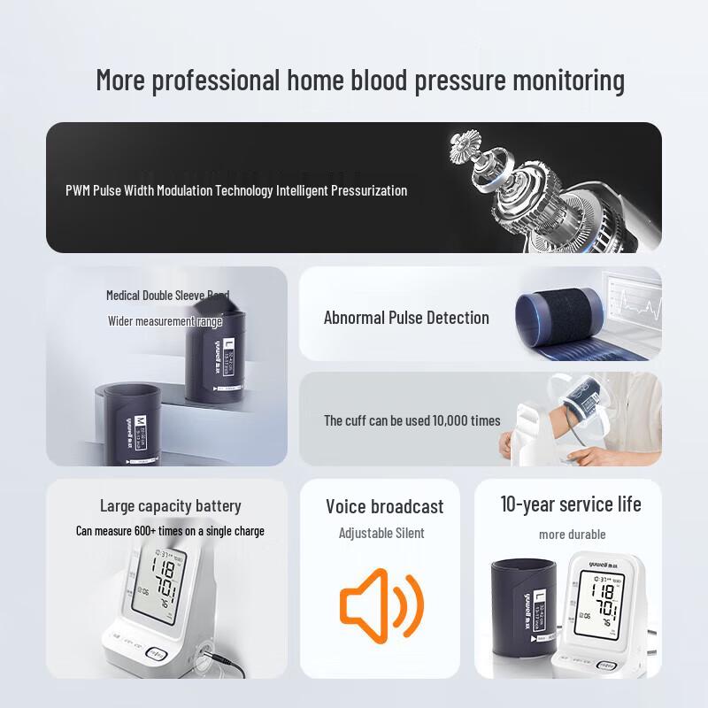 Yuwell YE960 Arm Cuff Blood Pressure Monitor