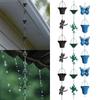Rain Chain Outside Gutter Garden Decor Rainwater Chains for Home Roofs Sheds