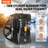 Air Compressor Pump Head 3HP 5.8CFM @ 90PSI Twin Cylinder Piston Pump Head