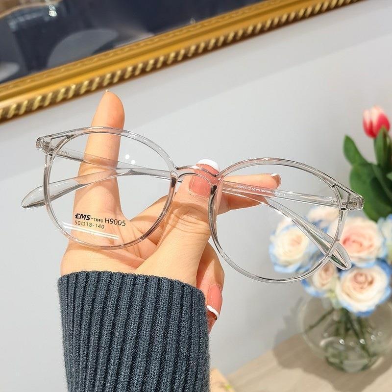 Anti-blue Light Glasses Fashion Round Eyewear Women Men Daily Commute Eyeglasses Blue Light Blocking Man Lady Computer Eyeglas