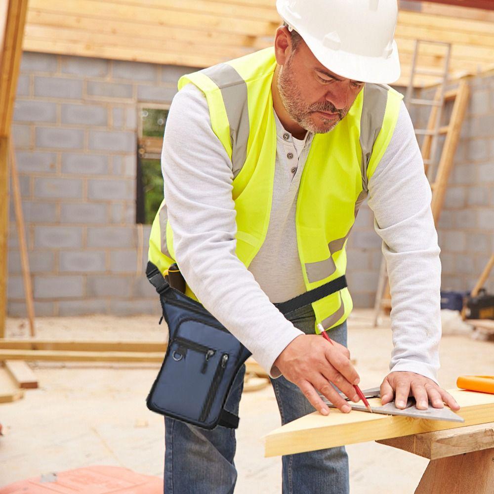 Pakke Vanntett Multifunksjonell Midjeveske Drop Leg Belteveske Motorsykkelveske Motorsykkelbenveske