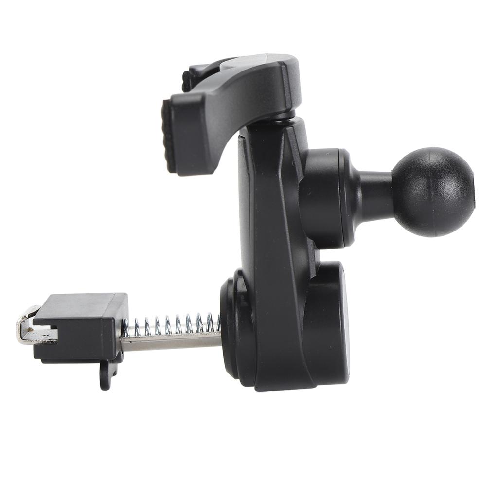 Car Handheld Radio and Mic Vent Mount Adjustable Stable Black Phone Air Outlet Mount for Phones CB