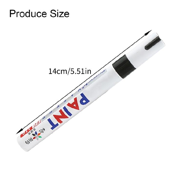 12 Pcs Permanent Markers Oil Based Paint Pen White Paint Marker Gold Marker Pen Quick-Drying Glass Pen