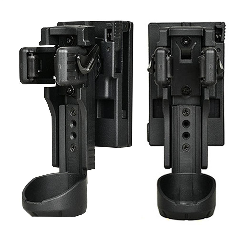 Flashlight Holster 360 Degrees Rotating Torch Holder Outdoor Hunting Flashlight Pouch Case With Lever Side Lock System
