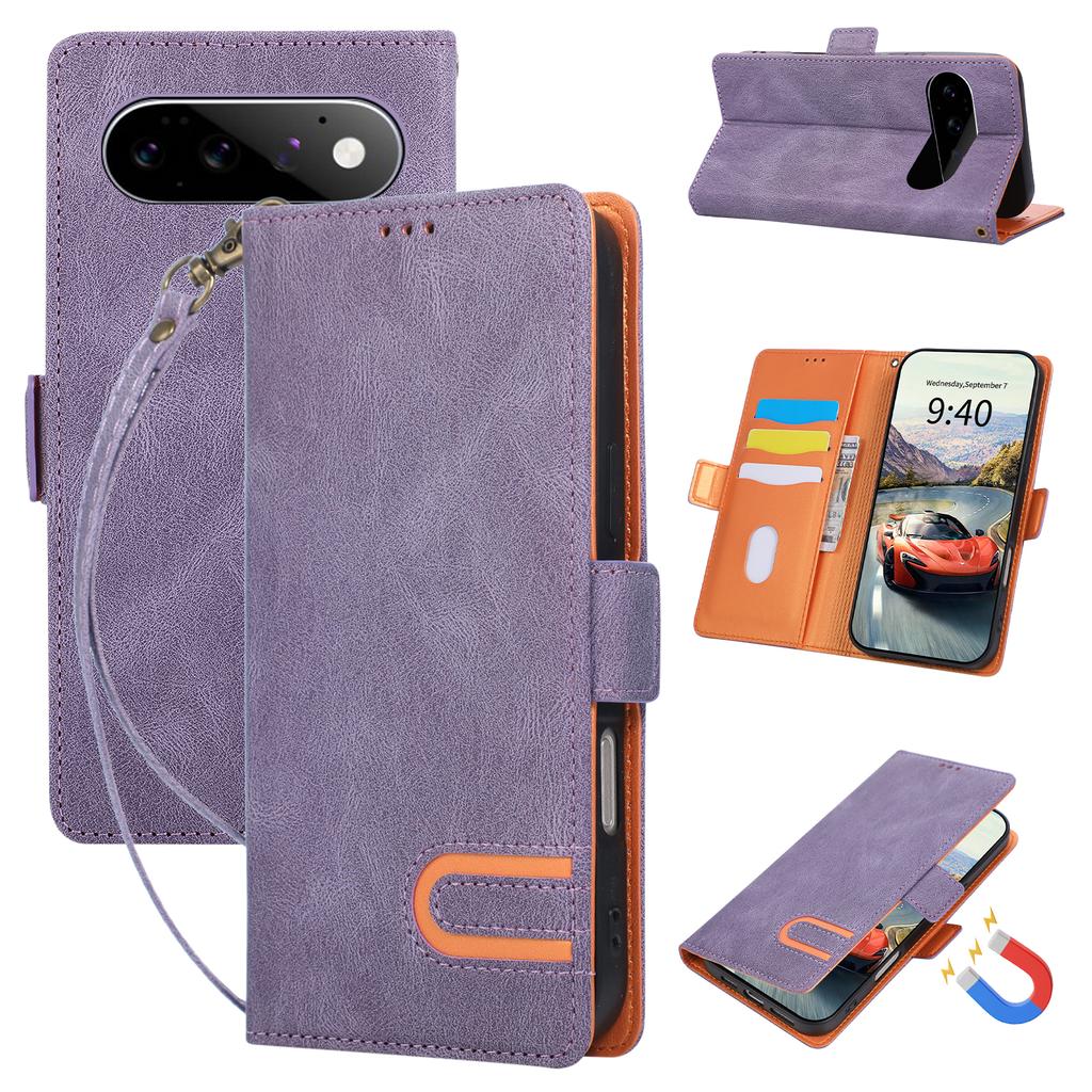 Wrist Strap Wallet Card Slot Holder Phone Case for Google Pixel 11 10 9 Pro XL10A 9A 8A 7A Flip Leather Stand Protecto Cover