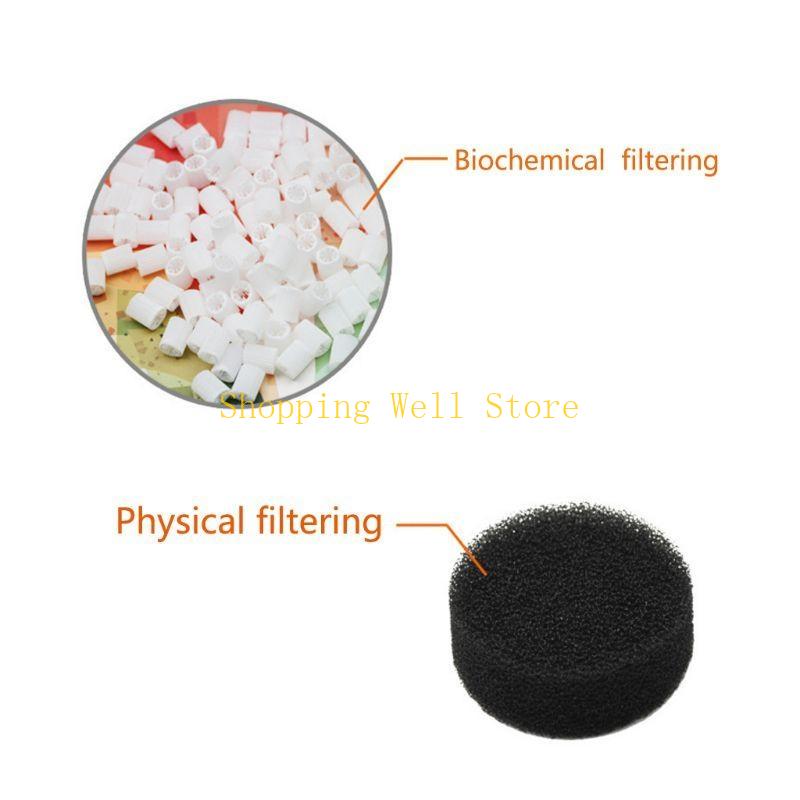 KX4B Aquarium Filter Sponge Mini Replacement Media for Biochemical Sponge Filters