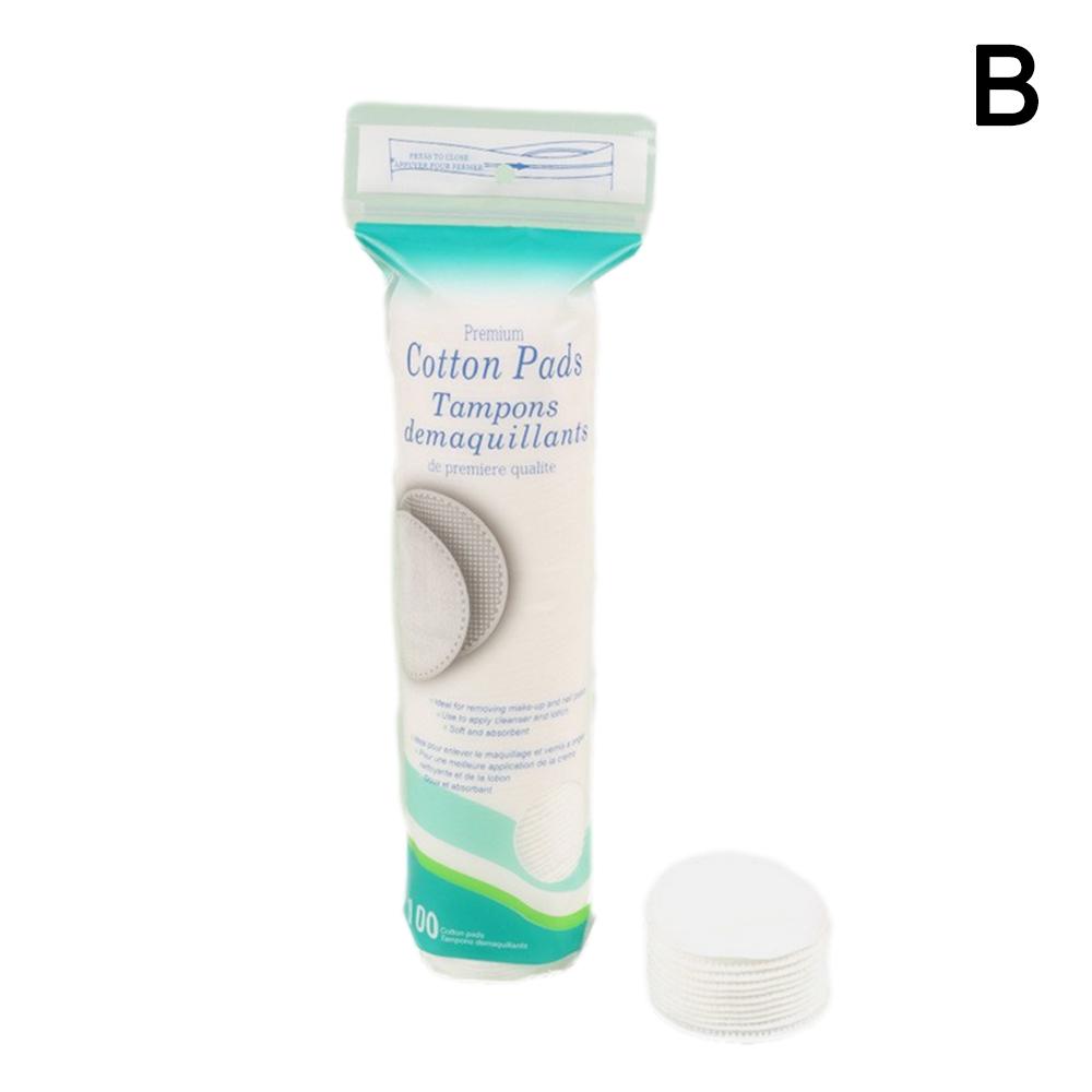 

Подушечки для снятия макияжа Maquiagens Сэндвич-круглый хлопок для снятия макияжа, подходящий по текстуре кожи, твердый чистящий диск, чистый хлопок