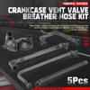 5Pcs Crankcase Vent Valve & Breather Hose Kit 11617504536 + 11611432559 + 11157532649 + 11617504535 + 11617501566 Compatible with BMW 325i 328i 525i