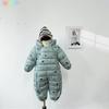 Tuta Intera in Cotone Unisex per Neonati con Fodera in Pile, Abbigliamento da Esterno con Piedi per Bambini e Bambine.