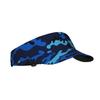Blue Camouflage Pattern Sun Visor Hat for Women Men Adjustable Summer Sun Protection Outdoor Sports Golf Tennis Running Sun Cap