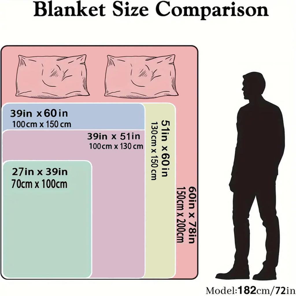 1pc Sweet Heart Pattern Love Blanket, Warm Plush Blanket with Valentine's Day Vibe, Ideal for Valentine's Day, Christmas