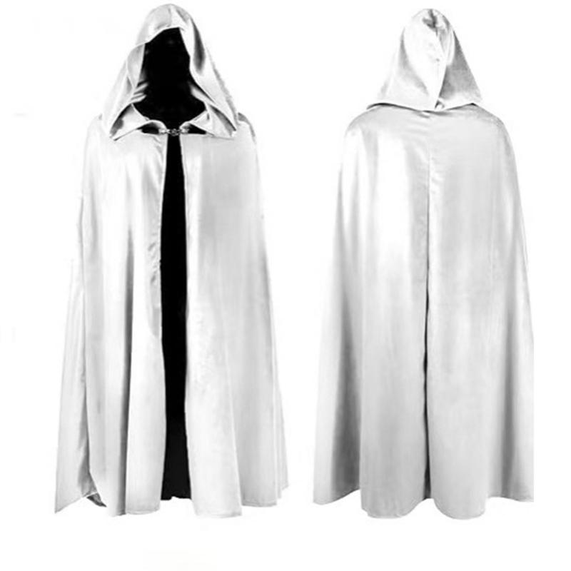 Medieval Cloak For Adults Cold Weather Outdoor Activities Easy Closure Design Polyester Cape Halloween Costume
