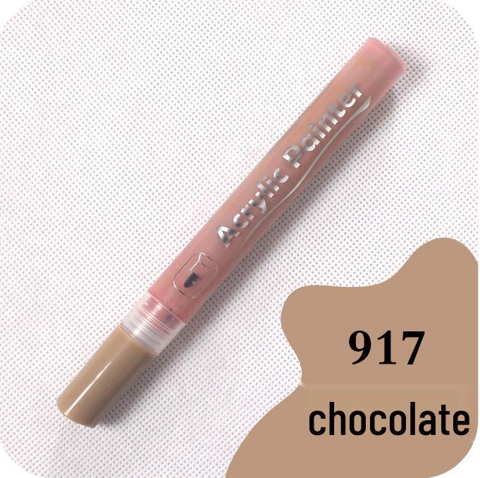 Guan Na 48-Color Waterproof Acrylic Markers for Ceramic, Stone, Graffiti & Coloring