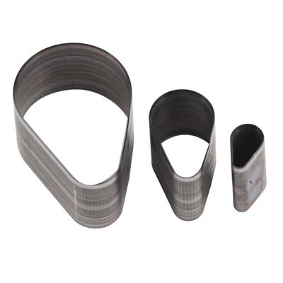 3pcs DIY Leather Craft Cutter Set Knife Mold Die Template Cutting Punching Tool (Water Drop)