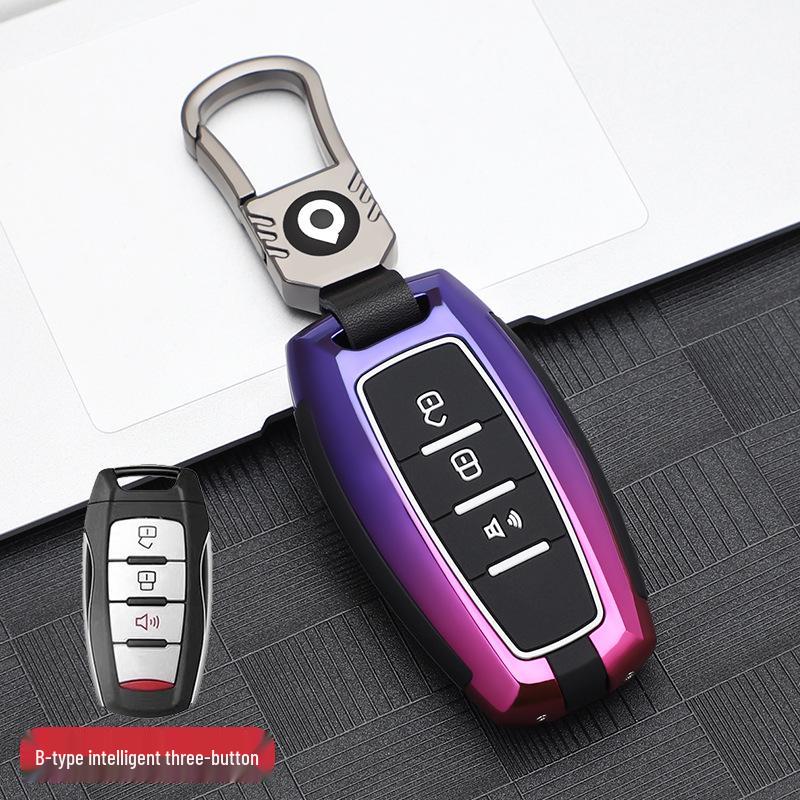 Stylish Great Wall Cannon Key Cover: Customized Car Key Bag with Buckle for Remote Shell Personalization.