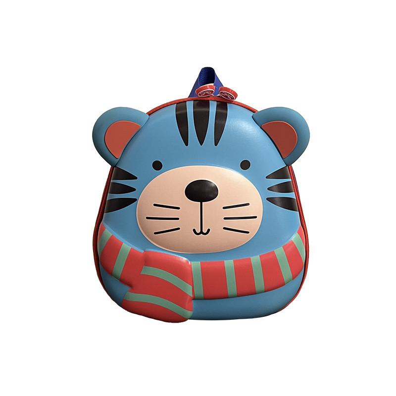 Cartoon Animal Tiger Pattern Kids School Bag Hard Shell Backpack Toddlers For