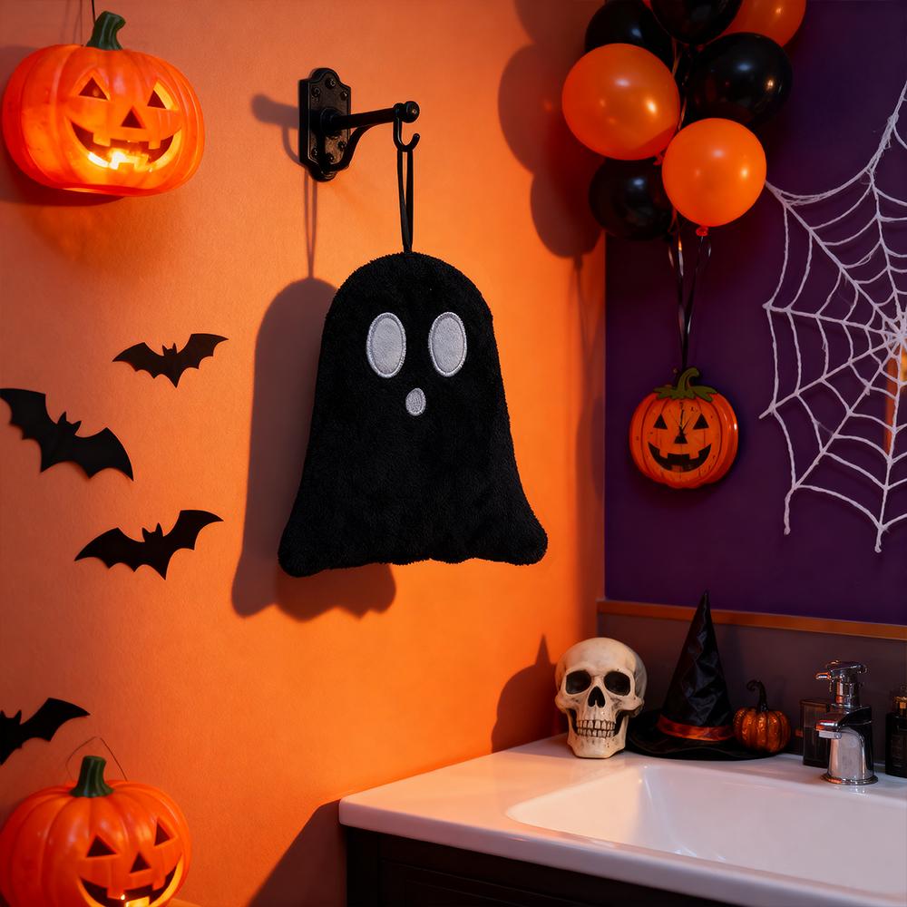 Halloween Hand Towels, Cute Bathroom Hanging Soft Absorbent Towels Suitable for Home, Kitchen, Tea Towel, Halloween Gift.