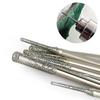 7/10 Stück 0,8/1/1,2/1,5/1,8/2/2,5mm Diamantbeschichtete Bohrer mit 2,35mm Schaft Glas Jade Bernstein Schmuck Diamantbohrer