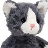 JELLYCAT Cat Series Animal Mitten Kitten Molly Kitten Dark Grey Doll Plush Doll 19cm Height