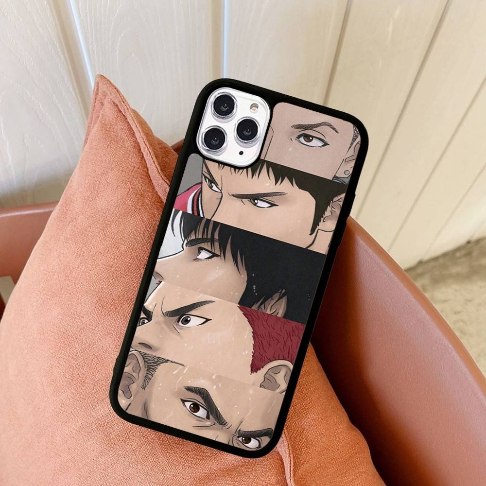 

Japanese S-SLAM D-DUNK Phone Case Wireless Charging PC+TPU For IPhone 11 12 13 14 15 16 17 Pro Max Plus Case iPhone 13