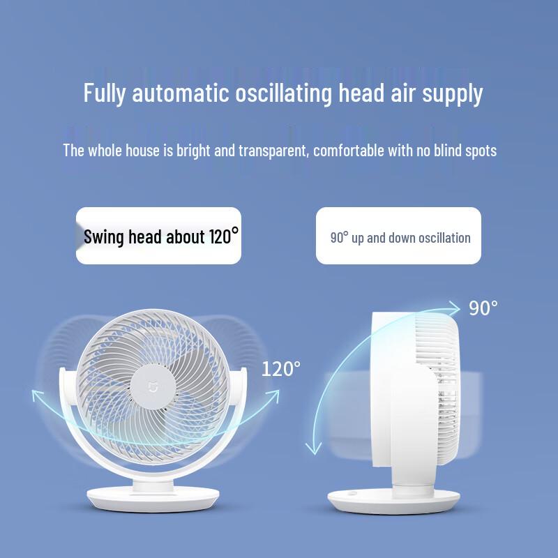 Chytrý ventilátor Xiaomi Smart DC Inverter s cirkulací vzduchu, čínská zástrčka (adaptér součástí dodávky)