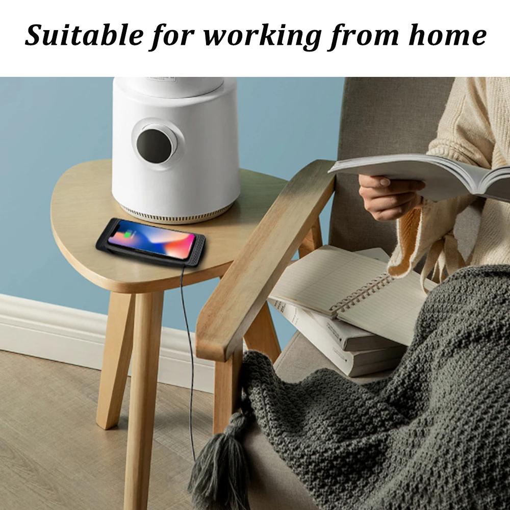 15W Wireless Car Charger Charging Pad Non Slip Qi Fast Charger Car Wireless Phone Charger for Android IPhone