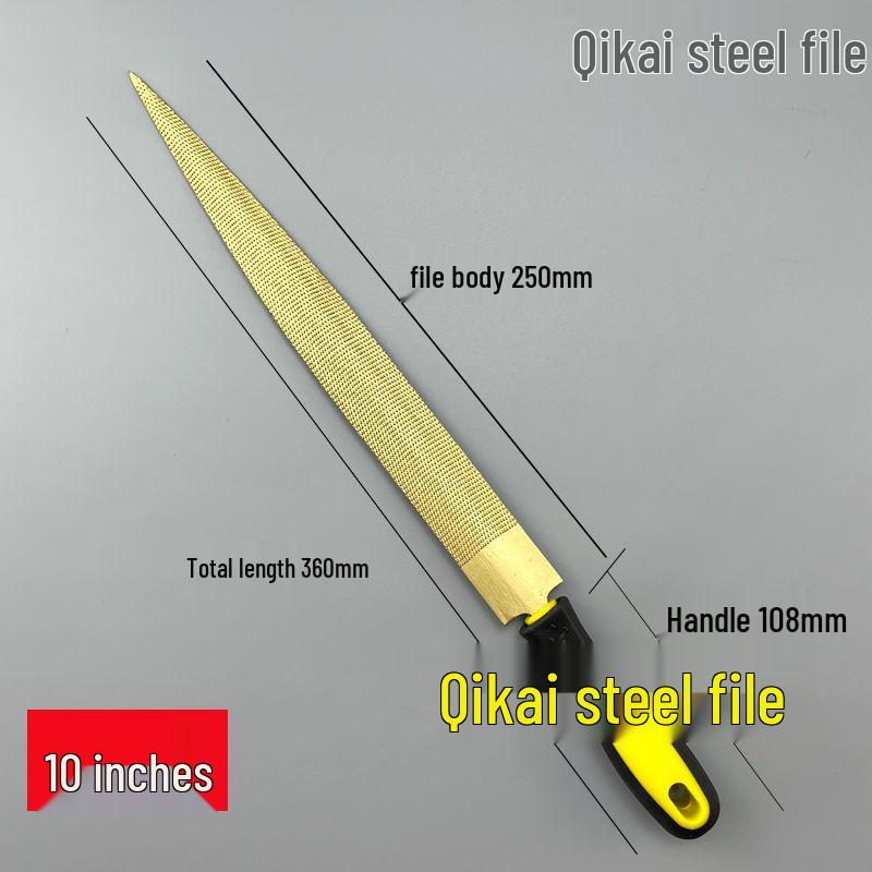 Gold Wood Rasp File - Fine & Coarse Tooth Semicircular Woodworking Tool