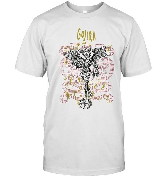 Gojira Band Erde Demon Short Sleeve White S to 5XL Shirt SN690 Unisex T-Shirt XXL