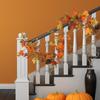 100cm Fall Maple Leaf Garland Hanging Decoration Artificial Autumn Garland Thanksgiving Ornament for Home Wedding Party
