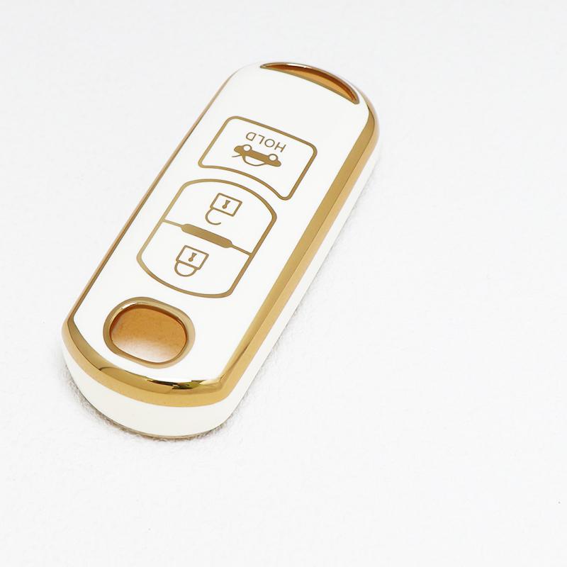 3 Buttons Tpu Shell Fob Auto Car Key Case For Mazda Cx-8 Cx-9 Mx-5 Miata Atenza Axela Demio 2 3 5 6 Cx-3 Cx-4 Cx-5 Cx-7 Artz