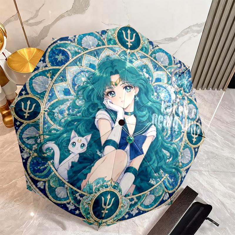Japanese Cartoon Sailor Moon Tsukino Usagi Umbrella Is Suitable for All Seasons Including Home Travel and Outdoor Activities Multi Functional Umbrella