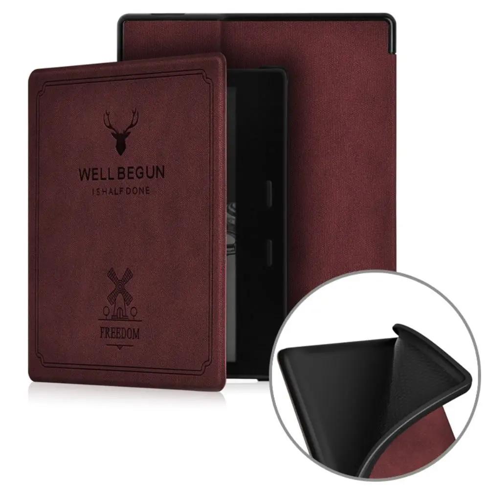 Amazon Kindle Oasis 2/3 Akıllı Kılıf PU Deri 7 İnç E-Kitap Okuyucu Folio Kılıf Otomatik Uyku Koruyucu Kabuk 9/10. Nesil Funda