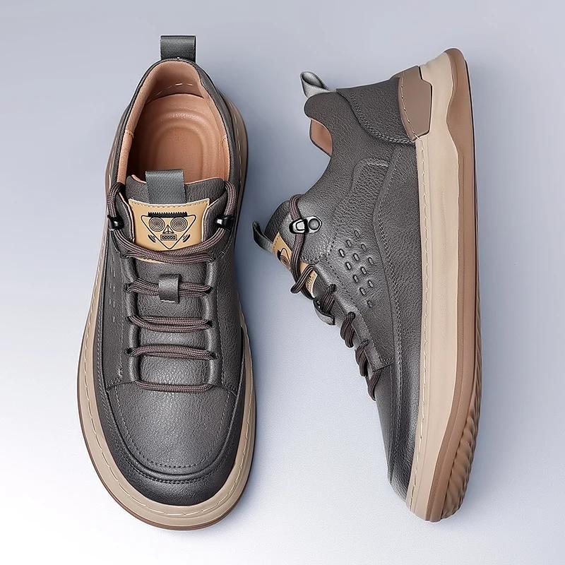Spring High End Brand Men's Oxford Outdoor Casual Shoes Men's Hiking Sports Travel Shoes Wear-resistant Free Delivery Zapatillas