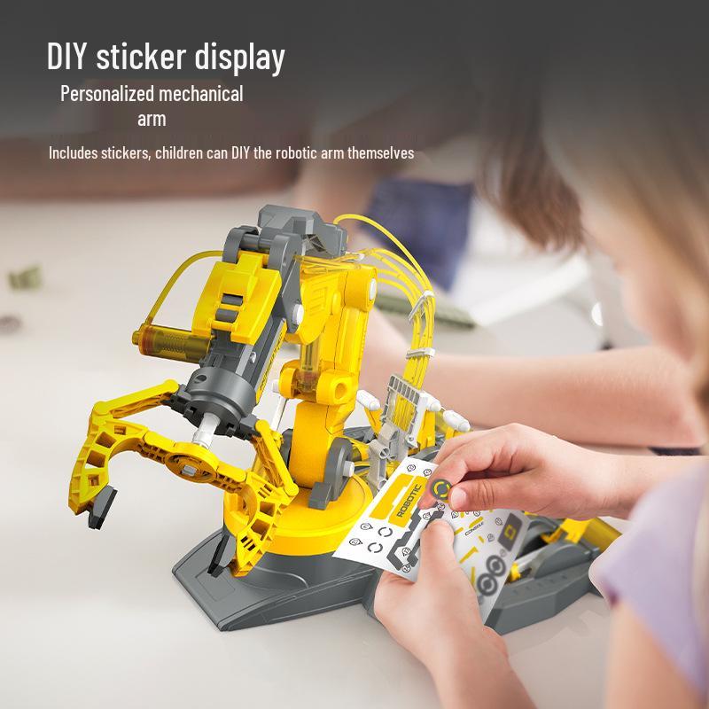 STEM Hydraulic Mechanical Arm Toy for Kids - Educational Science Experiment Kit