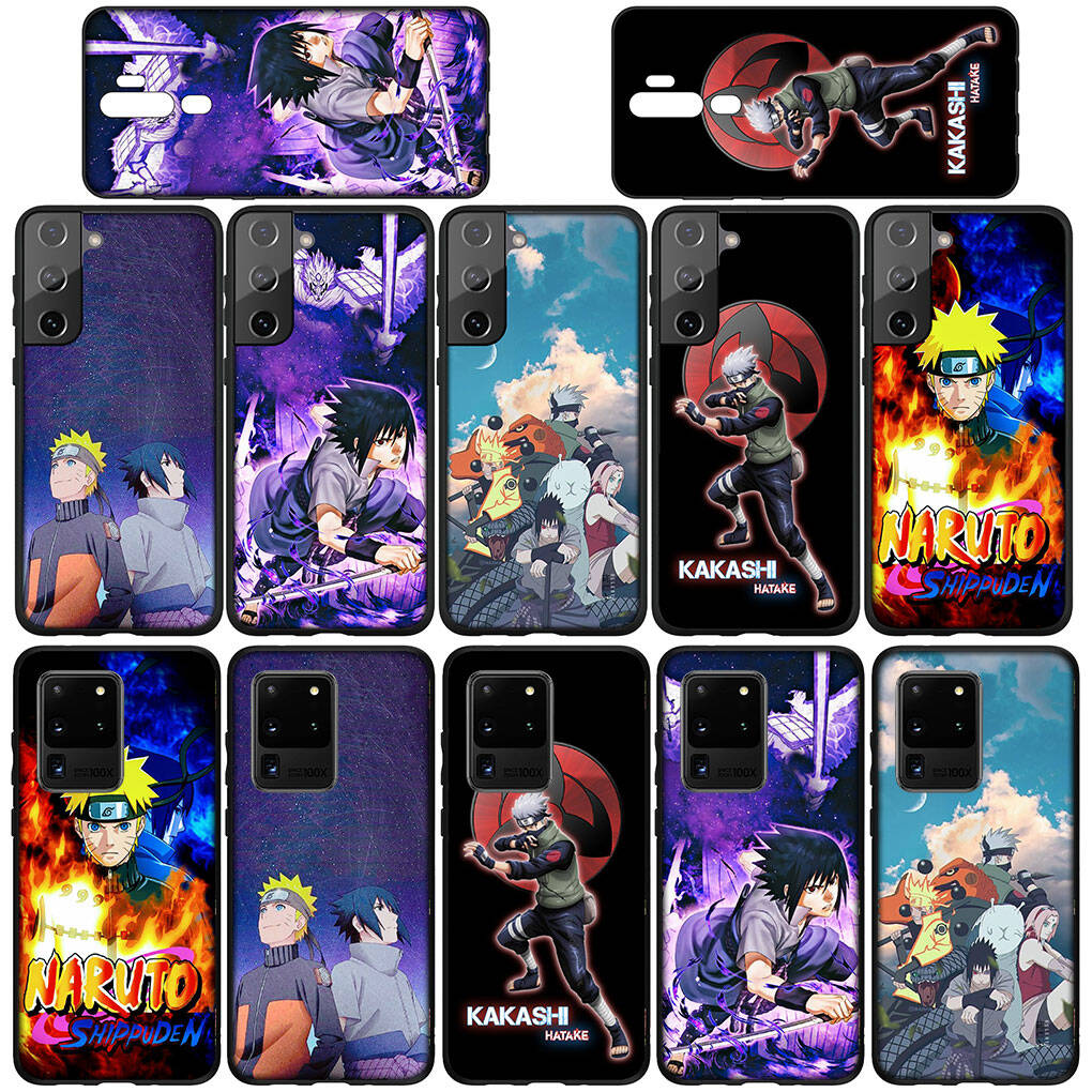 Phone Case for iPhone 17 15 16 Plus Redmi Note 14 12 11 13 Pro Max Huawei P30 P20 Lite OPPO A60 A40 A80 A18 A16 A54 Cartoon Uchiha Sasuke Naruto Cover