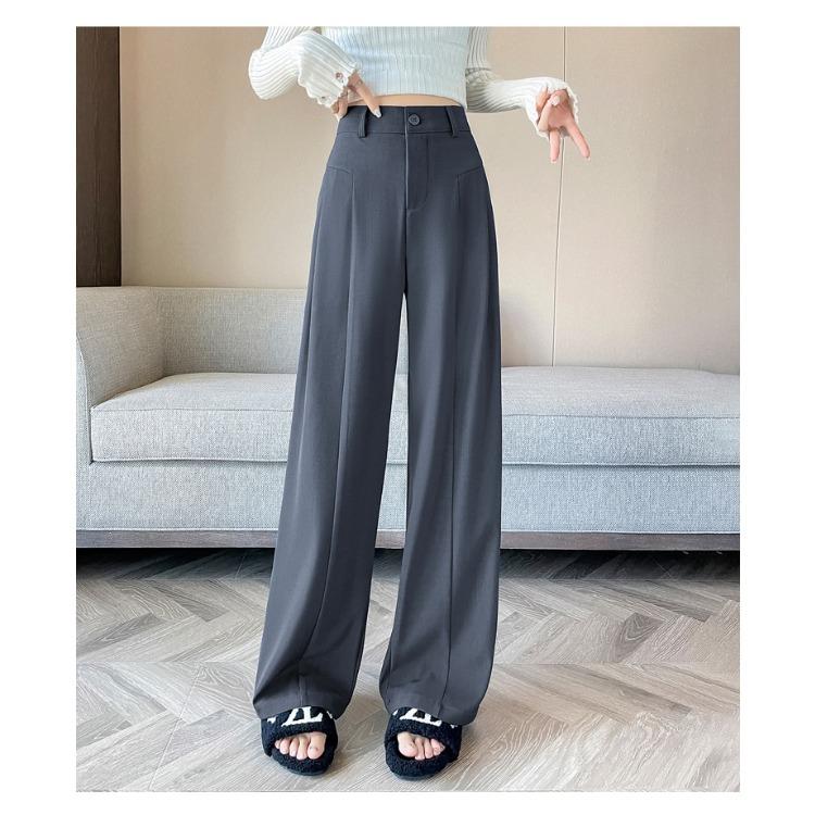 Stylish and Comfortable Women's Wide Leg Suit Pants, Perfect for Any Occasions In Autumn