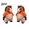 Adhesive Animal Sticker 1 Pair Elastic Belly Anxiety Stress Relief Fat Tummy Decal Dog Cat Horse Pinch Silicone Anti-collision